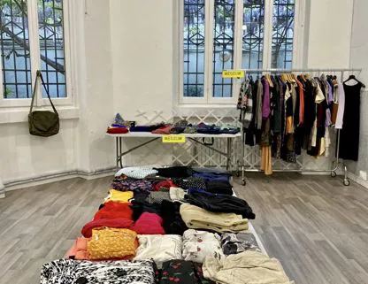 Esposizione abiti durante gli eventi